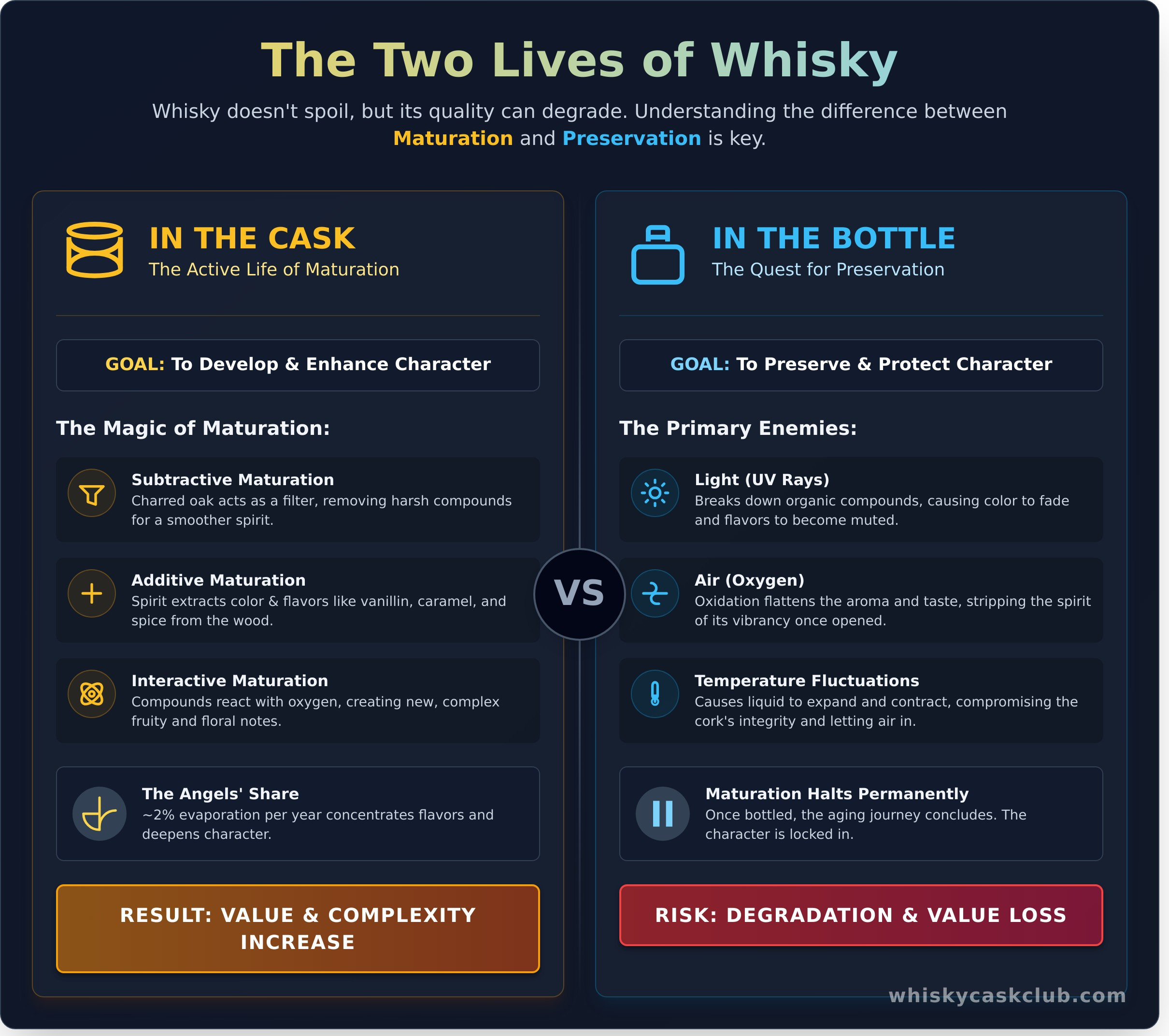 Does Whisky Spoil? A Definitive Guide for Collectors & Investors - Infographic